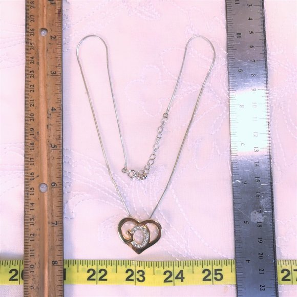 4 Pc Necklace Set Christian Cross God Jesus Church Silver & Gold Tone Rhinestone - Picture 9 of 11